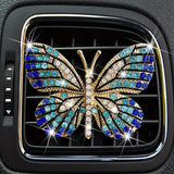 DIY Full Diamond Butterfly Car Air Vent Jewelry Accessories