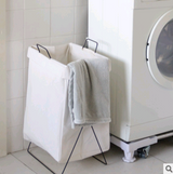 Foldable Fabric Laundry Basket for Home Storage