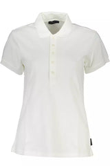 North Sails White Cotton Women Polo Shirt