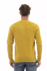 Alpha Studio "Yellow Wool Men Sweater"