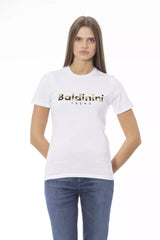 Baldinini Trend White Cotton Women Top