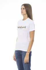 Baldinini Trend White Cotton Women Top