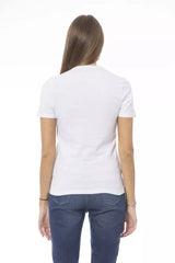 Baldinini Trend White Cotton Women Top