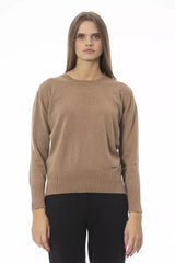 Baldinini Trend Beige Wool Women Sweater