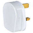 Mercury POWER Mains Plug UK 13A Fuse Rubber White 429.633UK