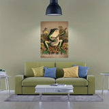 6 pc Casual Guitar Frog Canvas Art for Home Decor