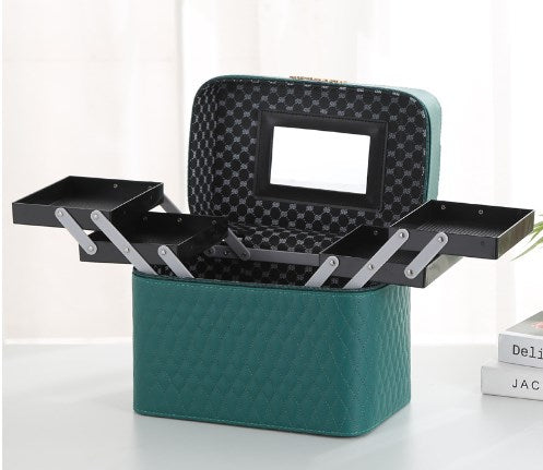 Professional Women Large Capacity Makeup Storage Bag