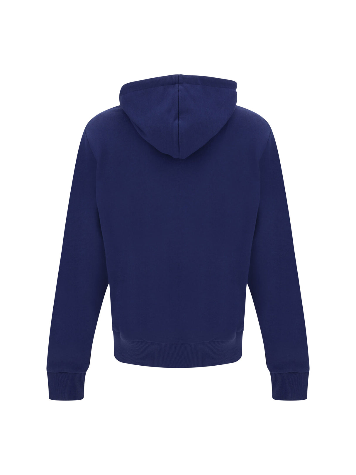 Balmain Elegant Navy Blue Monogram Hoodie