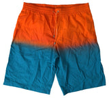 Dolce & Gabbana Gradient Effect Swim Shorts in Vibrant Orange