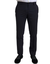 Dolce & Gabbana Sleek Dark Blue Martini Slim Fit Suit