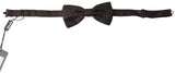 Dolce & Gabbana Elegant Silk Brown Bow Tie