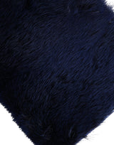 Dolce & Gabbana Exquisite Blue Mink Fur Shoulder Bag