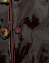 Dolce & Gabbana Black floral 3/4 Sleeve sheath dress