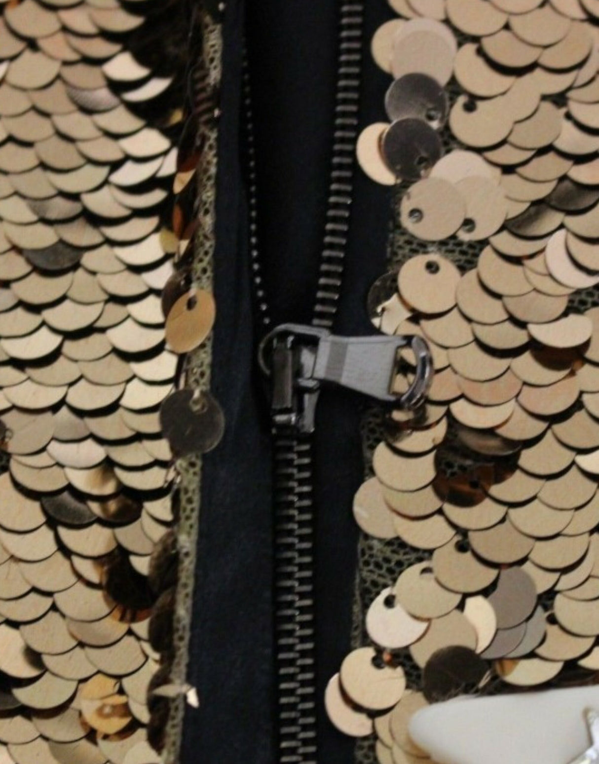 Dolce & Gabbana Masterpiece gold sequined crystal swarovski dress