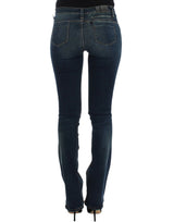 Costume National Chic Blue Straight Leg Designer Jeans