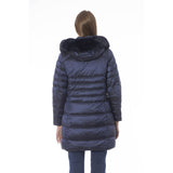 Baldinini Trend Light Blue Polyester Jackets & Coat