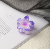 Mini Plumeria Claw Hair Clip