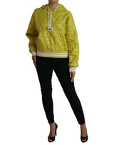 Dolce & Gabbana Radiant Yellow Hooded Jacket