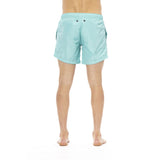 Bikkembergs Light Blue Polyester Men Swim Shorts