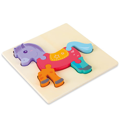 3D Cartoon Animal Puzzle for Kids - Educational Toy