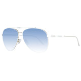 Longines White Metal Sunglasses
