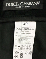 Dolce & Gabbana Elegant Designer Black Shorts