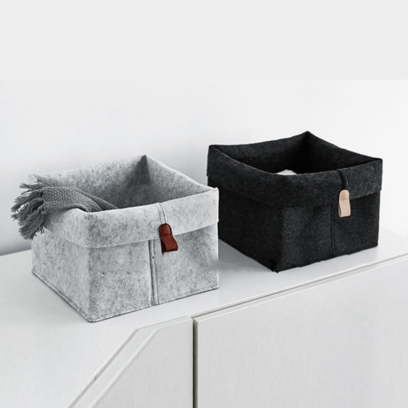 Felt Storage Basket for Clothing and Organization