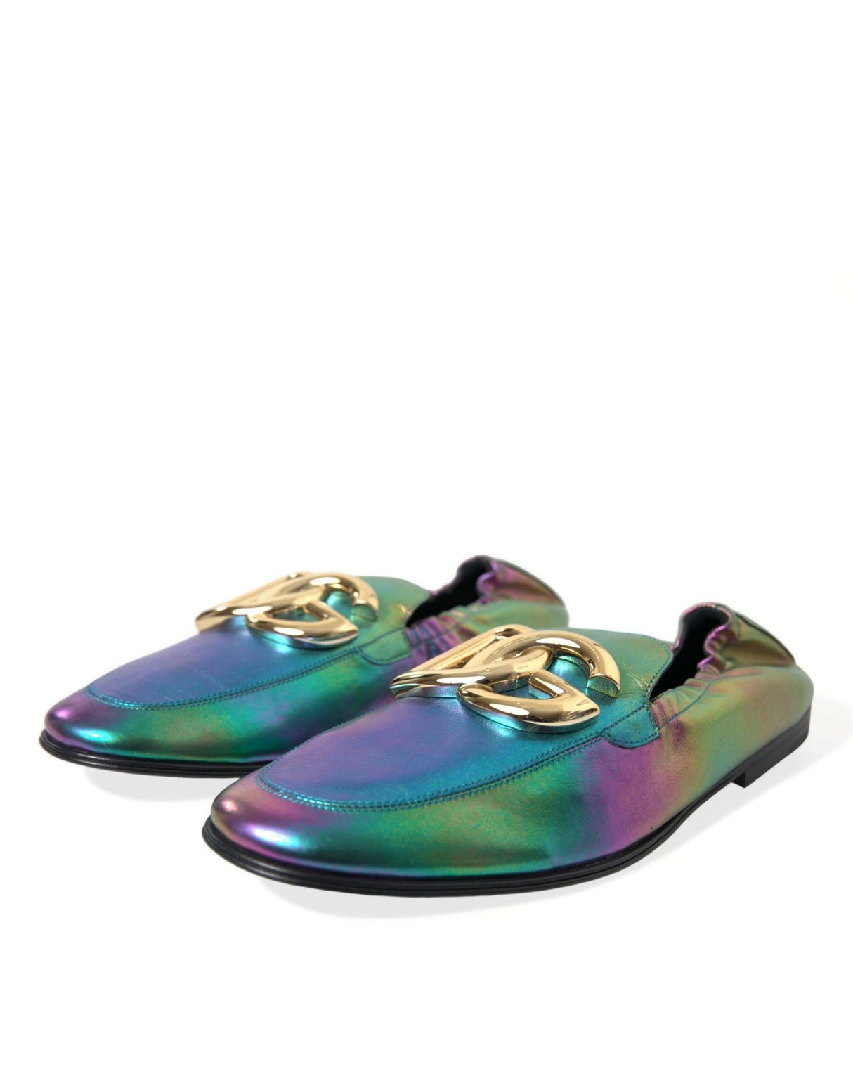 Dolce & Gabbana Elegant Iridescent Loafers for Gents