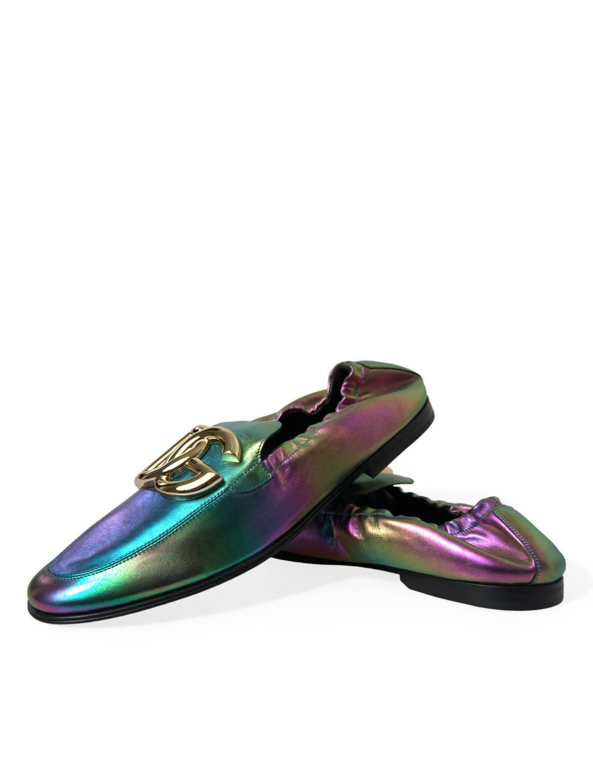 Dolce & Gabbana Elegant Iridescent Loafers for Gents