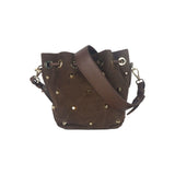 Cavalli Class - Brown Leather Di Calfskin Crossbody Bag