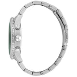 Just Cavalli Silver Watch with Green Dial - Men's