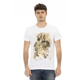 Trussardi Action White Cotton Men T-Shirt