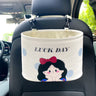 Car Backseat Organizer and Trash Bin Holder