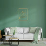 Thickened Modern Metal Line Art Wall Decor (1pc)
