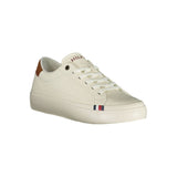 Tommy Hilfiger White Polyethylene Men Sneaker