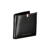 Tommy Hilfiger Black Leather Men Wallet