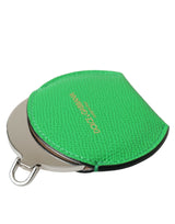 Dolce & Gabbana Emerald Leather Hand Mirror Holder