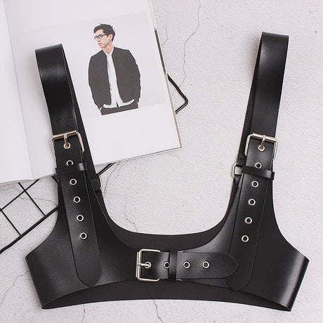 Fashionable Women's Dress with Black Belt Accessory