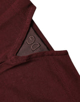 Dolce & Gabbana Maroon Collared Short Sleeves Polo T-shirt