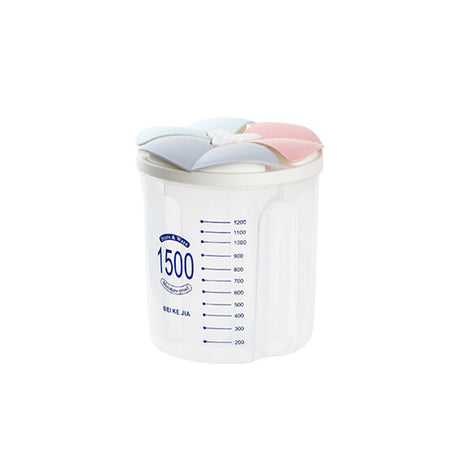 Transparent Storage Jar for Grains and Snacks