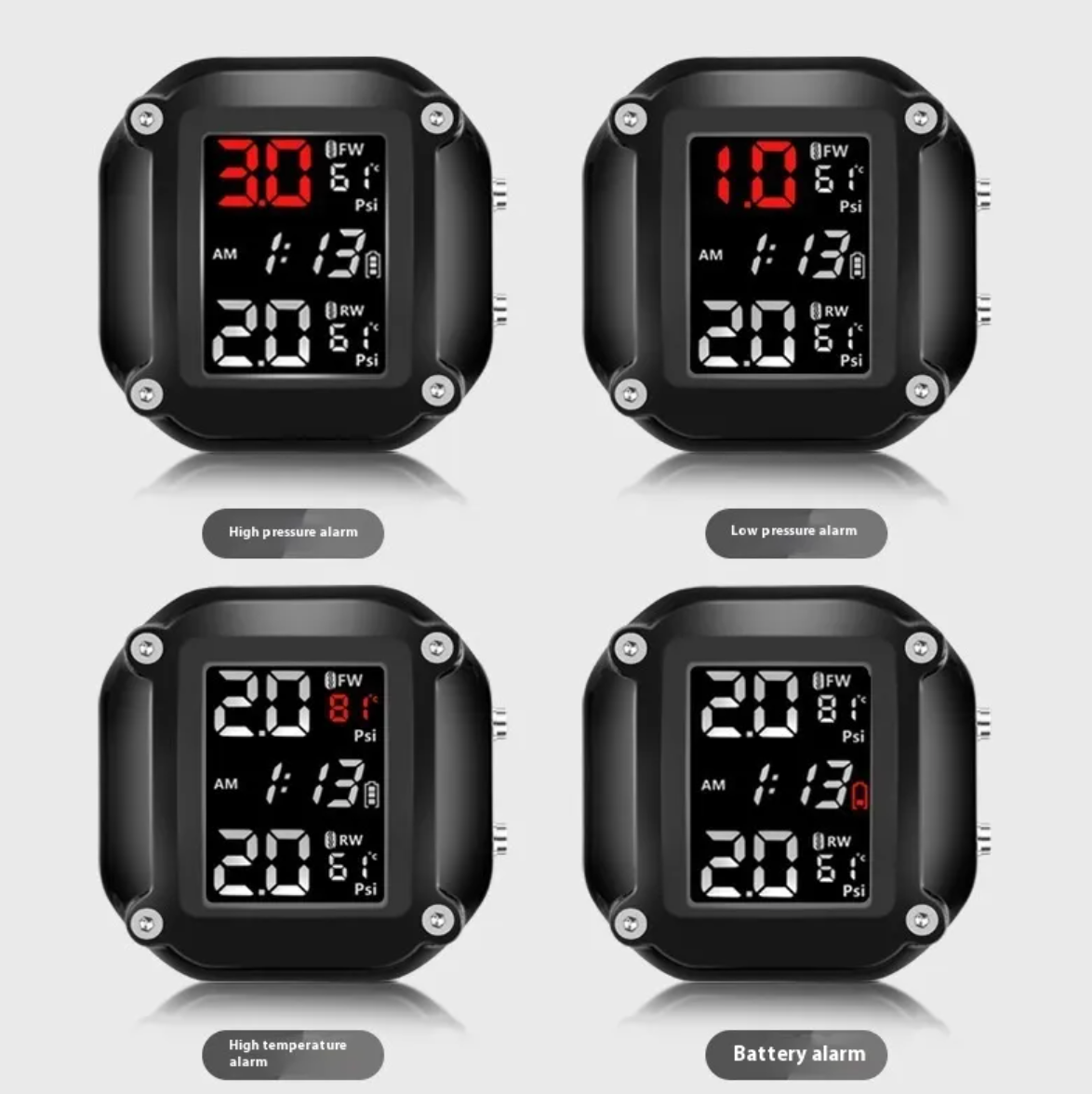 Motorcycle Tire Pressure Monitor