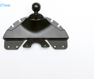 Car CD Slot Mount Base Universal Clamp Black Gray