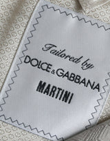 Dolce & Gabbana Beige MARTINI Single Breasted Coat Blazer