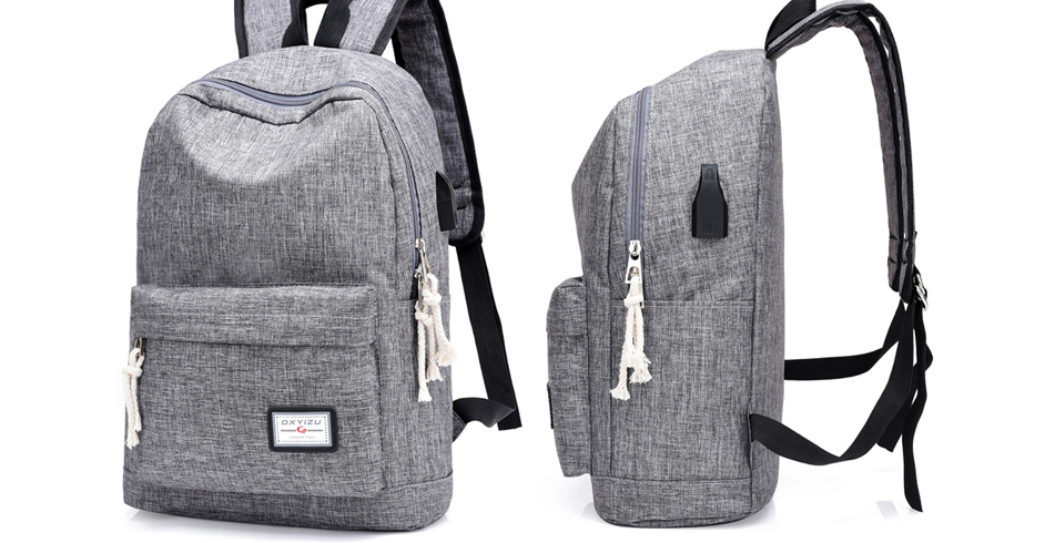 USB Charging Backpack for Travel and Leisure