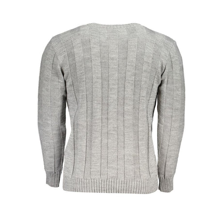 U.S. Grand Polo Gray Fabric Sweater