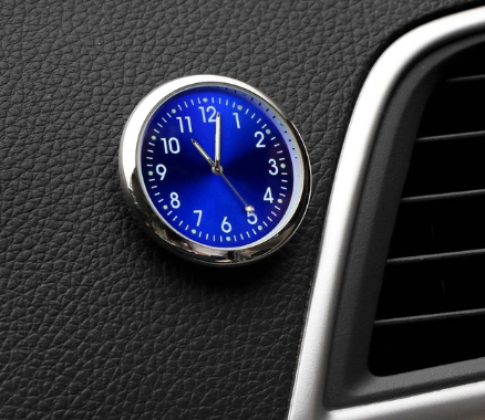 Car Adhesive Clock, Minimalist Dial, Quartz Timepiece