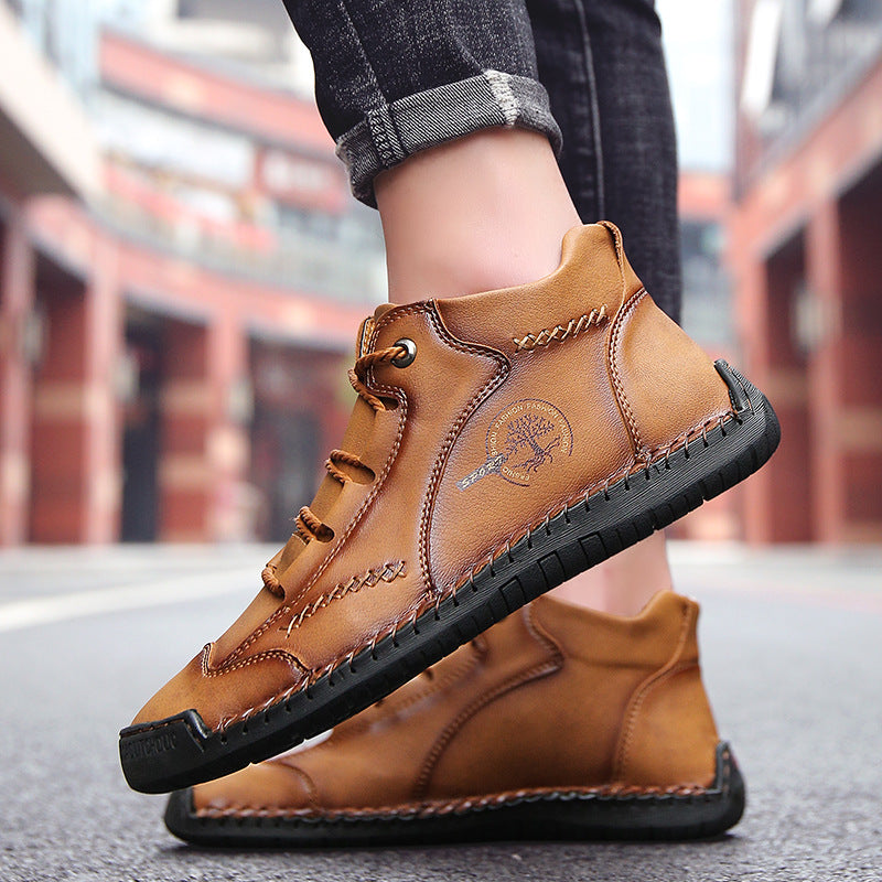 Men's High-Top Outdoor Hiking Shoes