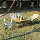 Outdoor Folding Table and Chair Set for Camping