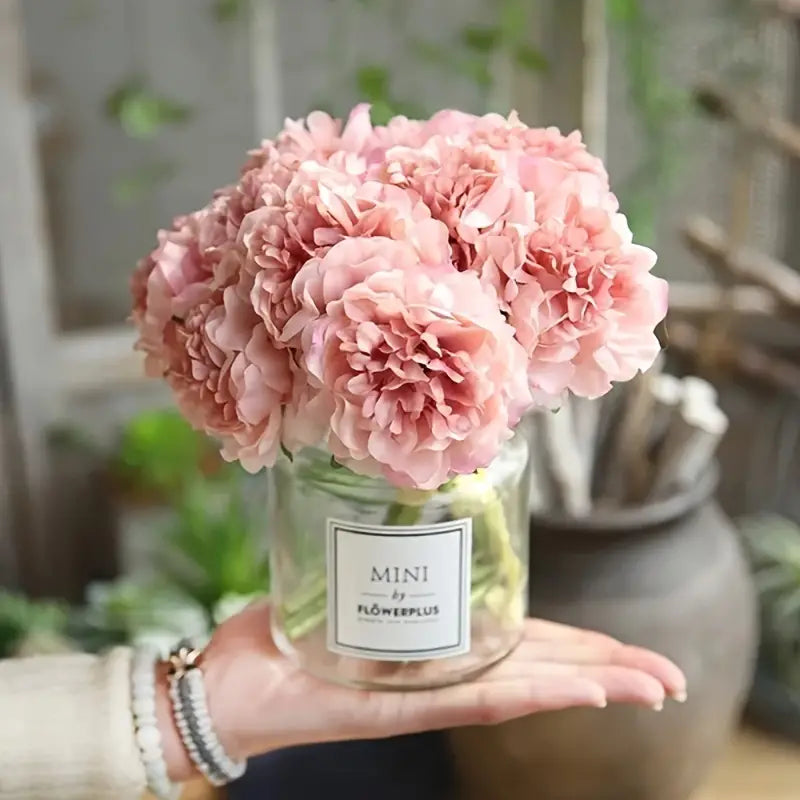 Artificial Peony Bouquet for Home and Wedding Decor