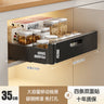 Pull-Out Storage Rack for Kitchen Drawer Organizer